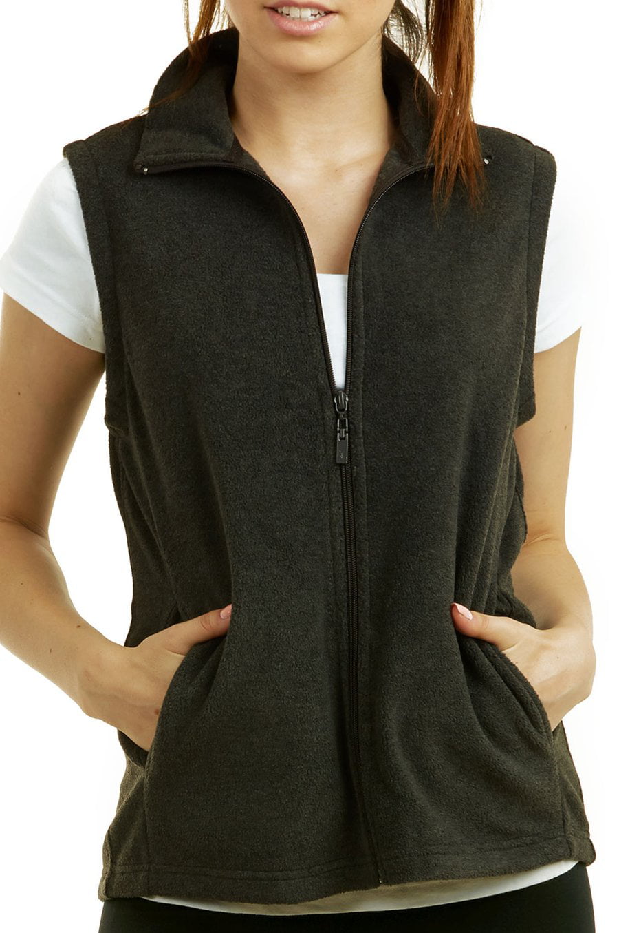 vergelijking Fantasie zijn Women & Plus Lightweight Full Zip Up Soft Polar Micro Fleece Vest  (CharcoalXL) - Walmart.com