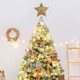 thumbnail image 4 of Hogar y cocina, Decoración del hogar, Decoración navideña, Adorno navideño para copa de árbol, luz navideña para decoración navideña, adorno para copa de árbol de Navidad, sombrero de copa, 4 of 6