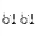 thumbnail image 1 of 2X Antena de TV HDTV-T Antena de TV Digital de Alta Ganancia para Recepción de Señal de TV Inteligente en Interiores y Exteriores A, 1 of 5