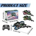 thumbnail image 3 of Foam Remote Control Airplanes, RC Planes for Child Adults, RC Airplane Fighter Jet with Light, 360° Flip Fighter Jet Toys, Stunt Roll, Airplane Toy Gifts for Boys, 1 Set, 10.35x8.26x2.36", 3 of 9