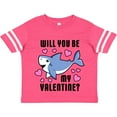 thumbnail image 3 of Inktastic Will You Be My Valentine with Cute Shark and Hearts Boys or Girls Toddler T-Shirt, 3 of 5