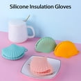 thumbnail image 2 of Reheyre Silicone Glove Clip - Shell Shape Design - Soft - Anti-Slip - Convenient - Reusable - Heat Insulation - Wear-Resistant - Pot Hot Handle Holders - Restaurant Supply (1 Pair), 2 of 8