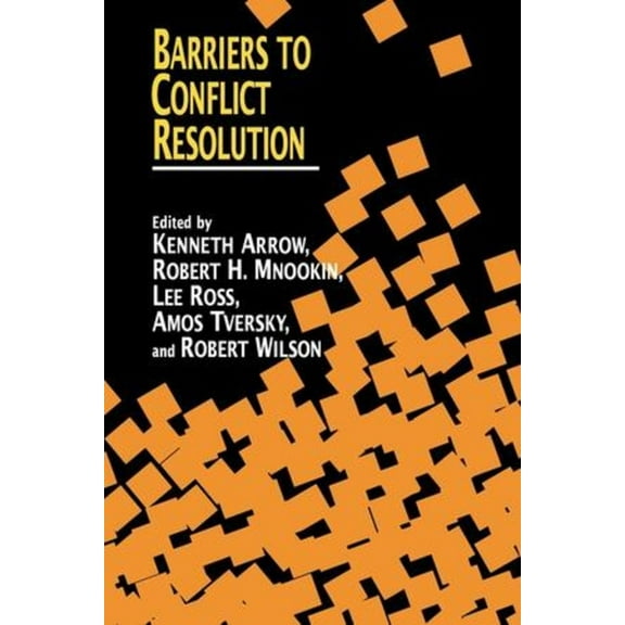Barriers to Conflict Resolution, (Paperback)