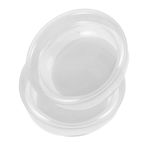 YUYUETIME 2Pcs Glass Water Pitcher Lids for Kitchen Use Round Transparent Silicone