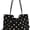Black, variant on Vintage Polka‑Dot PU Tote Shoulder Bag, Large Capacity Drawstring Top‑Handle Handbag with Magnetic Snap & Removable Inner Clutch Pouch, Soft Casual Satchel for Commuting Shopping Weekend