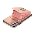 thumbnail image 4 of for Samsung Galaxy A15 Case, Elegant Minimalist Wallet Case with Ring Kickstand and Shoulder Strap, Shockproof Stylish Protective Durable PU Leather Cover for Samsung Galaxy A15, Rosegold, 4 of 8