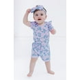 thumbnail image 2 of Disney Lilo & Stitch Ribbed Bodysuit, Shorts and Headband 3 Piece Outfit Set Newborn to Infant, 2 of 5