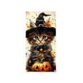 thumbnail image 2 of KOYPTL Halloween Door Decoration Happy Halloween Door Cover Large Fabric Halloween Party Decorations Door Cover for Front Door Porch Wall Decoration Halloween Party Supplies, 2 of 6