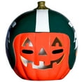 thumbnail image 2 of Michigan State Spartans Ceramic Pumpkin Helmet, 2 of 3
