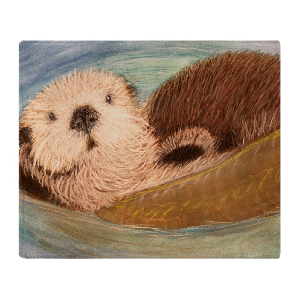 CafePress - Sea Otter Endangered Species - Soft Fleece Throw Blanket