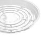 thumbnail image 4 of Paquete de 5 macetas redondas de plástico transparente para uso en interiores y exteriores. 10 pulgadas, 4 of 5