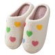 thumbnail image 2 of Pantuflas Peludas Suaves Con Forma Corazón Felpa Cómodas para Interior Y Exterior, 2 of 9