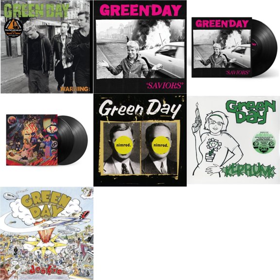 Warning & Saviors (180G/Deluxe LP Vinyl) & Saviors & Insomniac (25Th Anniversary/2LP) & Nimrod & Kerplunk (120G/7Inch Single) & Dookie