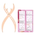 thumbnail image 2 of Eyebrow Ruler, Eyebrow Golden Ratio Ruler Measure Tool  for Microblading Gold,Rose Gold,Black, 2 of 7