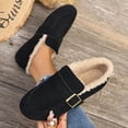 thumbnail image 4 of Willtoo Loafers for Women Fashion Slip On Dress Flat Shoes Round Toe Warm Work Everyday Wear Casual Walking Shoes Non-slip Comfortable Footwear, 4 of 4