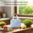 thumbnail image 4 of Lunch Bag, Quilted Lunch Bag Lunch Tote Bags Reusable Lunch Boxes For Work Picnic Or Travel, 4 of 7