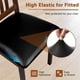 thumbnail image 5 of 4 Fundas de Asiento para Sillas de Comedor, Juego de Fundas de Asiento de Silla Impermeables, Resistentes Al Aceite y Lavables, Protector de Asiento de Silla de Cocina, 5 of 5