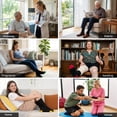 thumbnail image 2 of UNEEI Diabetic Socks for Men & Women, 6 Pairs Non-Binding Crew Socks with Extra Wide Loose Fit for Swollen Feet and Calves, Color-Block Design, Size 11-13, 2 of 7