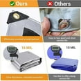 thumbnail image 6 of LUVCMFT 10*12ft Tarps Heavy Duty Thick Waterproof, Silver + Black Tent Shelter Cover Canopy, 16 Mil Tarpaulin Shade, Rip and Tear, UV Resistant, 6 of 8