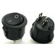 thumbnail image 2 of Get Your Car Or Boat Up To Speed with This 5 Pack Of 12V Round Rocker Spst On/Off Switches And Waterproof Covers, 2 of 7