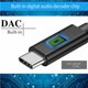 thumbnail image 5 of Adaptador De Audio Dac Hifi Decodificación Digital Amplificador De Auriculares 32Bit 384Khz Tipo-C A Aux Cable Adaptador De Audio De Cobre De Cristal Único Para Alc4042 Sweethay EL014045-02, 5 of 6