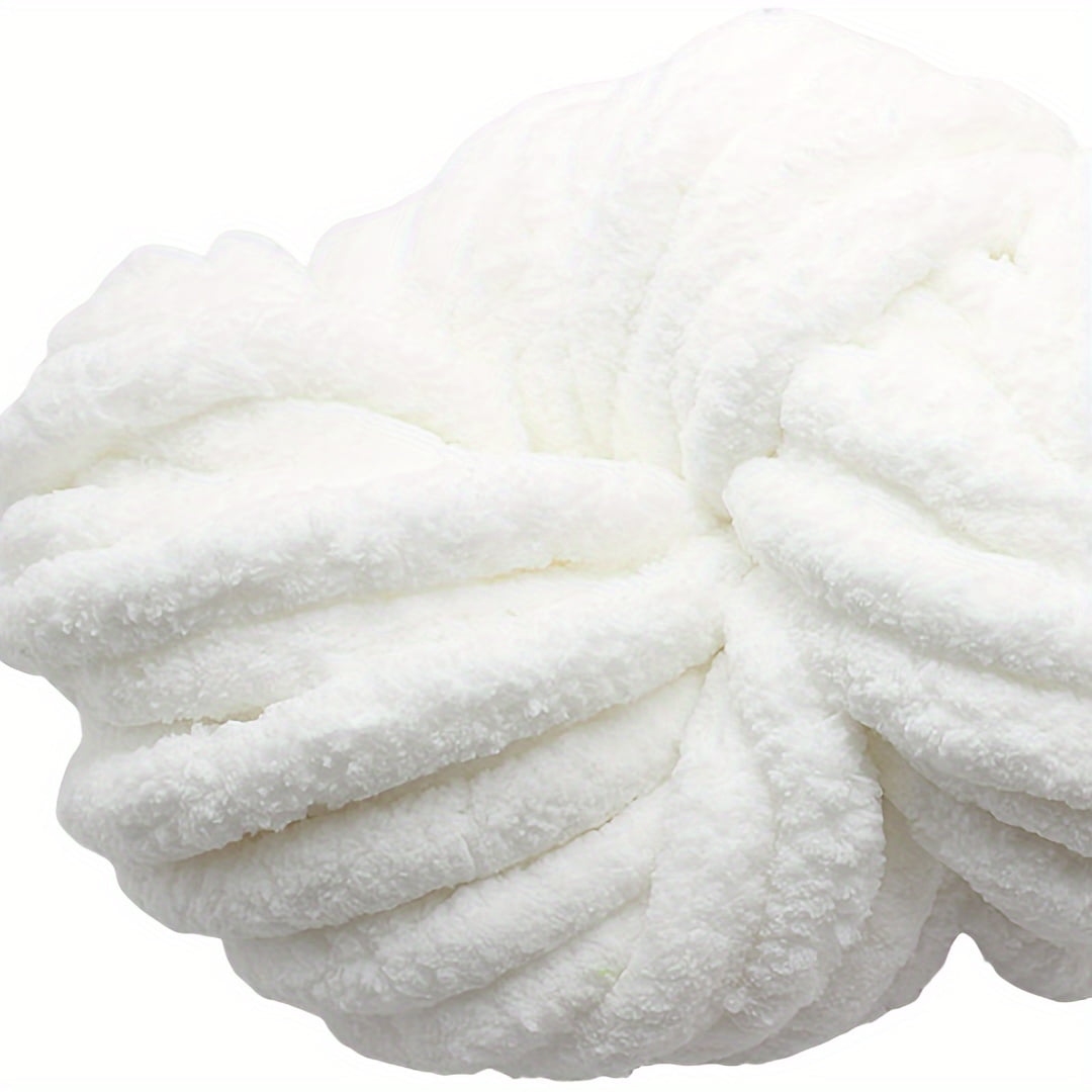 1pc Polyester 100.00% Yarn, Extra Chunky Knit Chenille Yarn For Hand Knitting Soft Snuggle Blanket Sofa Cushion -30yd 8oz