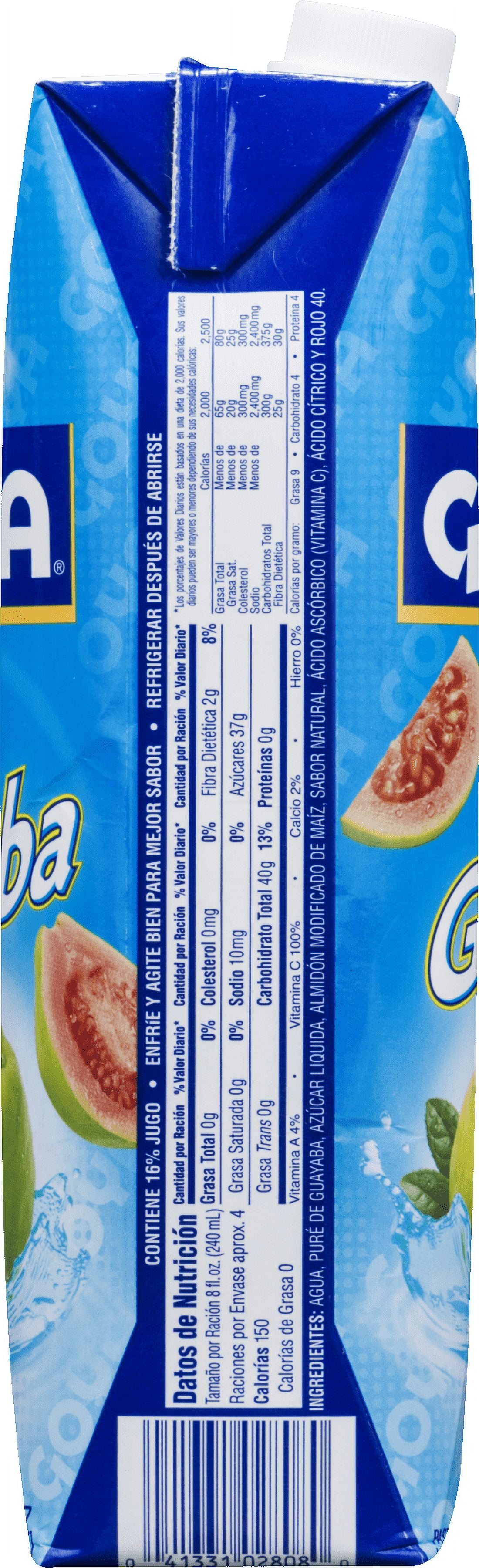 (4 pack) GOYA Guava Fruit Nectar, 33.8 Fl Oz
