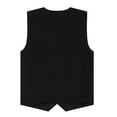 thumbnail image 4 of Kaerm Athletic Volunteer Activity Vest Supermarket Workwear Uniform Button Vest Quick-Drying Sports Black XXL, 4 of 5