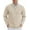 Khaki, variant on COOFANDY Mens Zipper Sweater Slim Fit Casual Dress Sweaters Pullovers Long Sleeve Golf Sweater