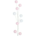 thumbnail image 4 of Northlight 24" Pink and White Pom Pom Christmas Spray, 4 of 4
