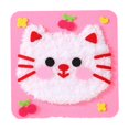thumbnail image 1 of Embroidery Doll Set, Cartoon Animal Punch Needle Fabric Patterns Needle Sewing Carto Poking Kit First for Beginner, Kit,, 1 of 8