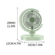 thumbnail image 3 of Ventilador, ventilador de techo, ventilador de escritorio, ventilador portátil Nuevo ventilador portátil de carga USB para el hogar con lámpara Ventilador plegable ventilador eléctrico, 3 of 3