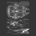thumbnail image 2 of Star Wars Men's Scheme T-Shirt, Charcoal Heather, XX-Large, 2 of 5