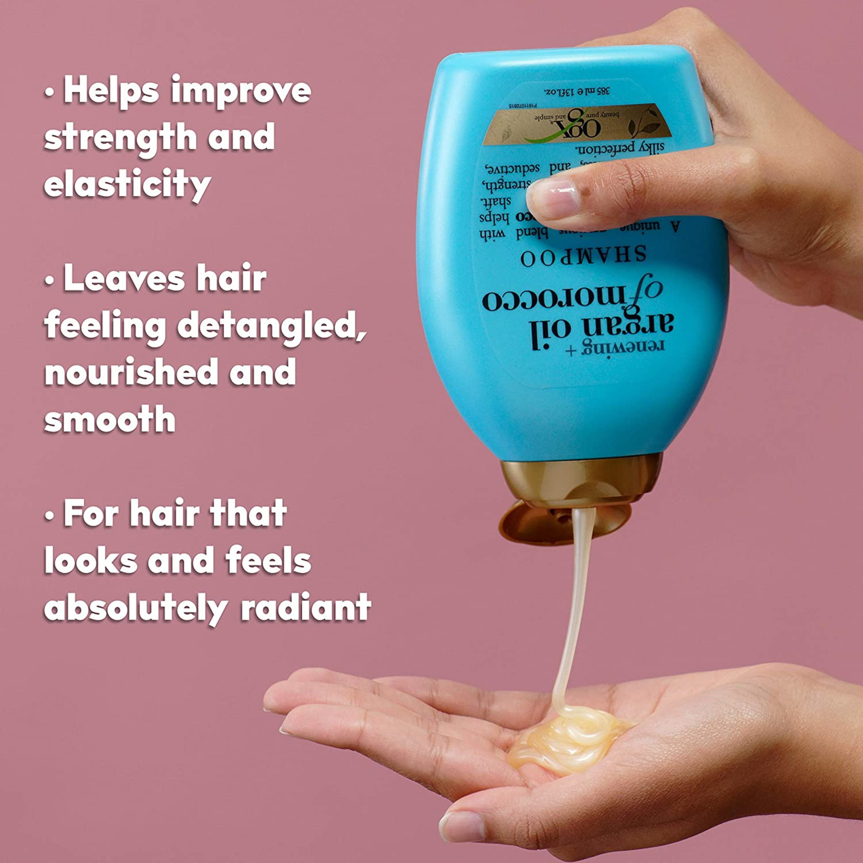 Bedøvelsesmiddel Junior skitse OGX Renewing + Argan Oil of Morocco Moisturizing Daily Shampoo to Soften &  Strengthen Hair, 13 fl oz - Walmart.com