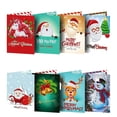 thumbnail image 2 of Juego de tarjetas de felicitación de dibujo de diamantes DIY, regalos de Navidad, 8 piezas, crear artesanía impresionante con diamantes de resina brillantes, 2 of 3