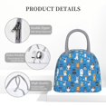 thumbnail image 4 of Fotbe Cute Dogs Bolsa de Almuerzo con Estampado, Lonchera Aislada, Contenedor de Comida Reutilizable Tipo Cooler a Prueba de Fugas, 4 of 6