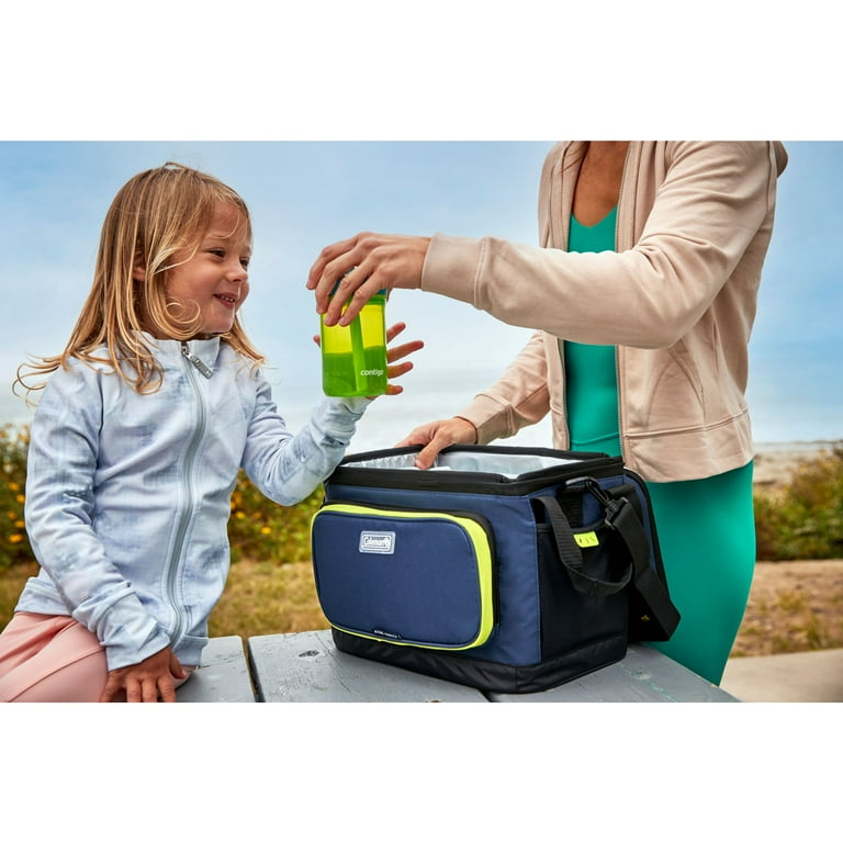 coolara★様 Free Shipping! Coleman Soft Cooler Spider Mum Blue, Holds 30 Cans