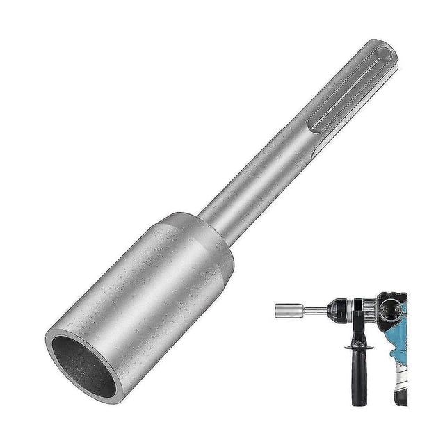 Sds-max Ground Rod Driver, 30mm Heavy Duty Steel Drill Bit Driver,for Rotaryhammer Drill Grounding Rods (1.18 In) G