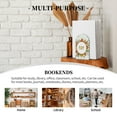thumbnail image 7 of Pofeuu World Travel3 Print Large Bookend Hold Heavy Books- Wood Bookends for Heavy Books Heavy Duty Book Ends Wood Bookends for Office Desk Non-Skid, 7 of 7