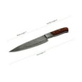 thumbnail image 2 of Damascus Steel Handmade Kitchen Chef Knife, Rosewood Wood, 2 of 4