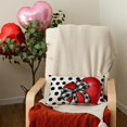 thumbnail image 4 of Valentines Day Pillow Cover 12X20 Inch Polka Dots Heart Bow Decoration Holiday Home Decorative Pillow Case for Sofa Couch Decor AA339-12, 4 of 6