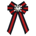 thumbnail image 3 of Dalazy Mode Nœud Papillon Broche Collier Cristal Bijou Cravate Ruban, 3 of 3