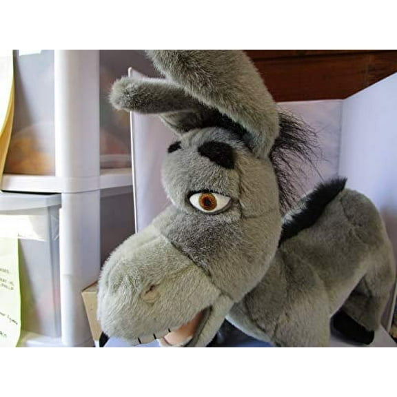 New Large Donkey Shrek 4-D plush 2005 17" tall Poseable Ears