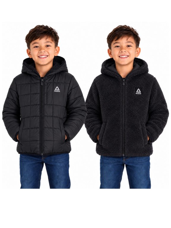 Boys Reversible Coat, Sizes XS(4/5)-XXL(18)