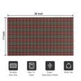 thumbnail image 5 of Red Green Checkerboard Red Pattern Indoor Door Mat 17"x30", Washable Non-Slip Decorative Rug for Entrance, Kitchen, Bathroom, 5 of 6