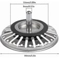 thumbnail image 2 of 2pcs Sink Strainer, Stainless Steel Kitchen Sink Stopper Strainer, Hole Sink Sto - chuan, 2 of 5