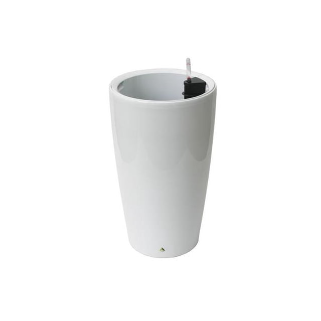 Algreen 22404 22 in. dia. Auto Arrosage Ronde Modena&44; Brillant Blanc