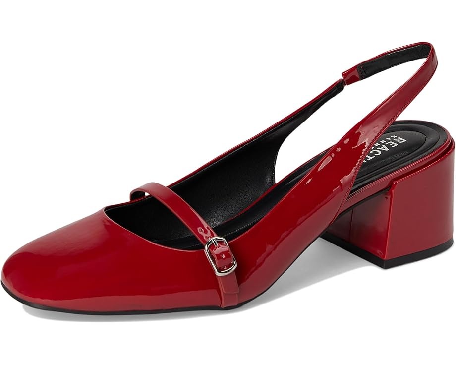 Kenneth Cole Reaction RIO RED PATENT Women's Lindy Pump, US 8.5 M -  Walmart.com