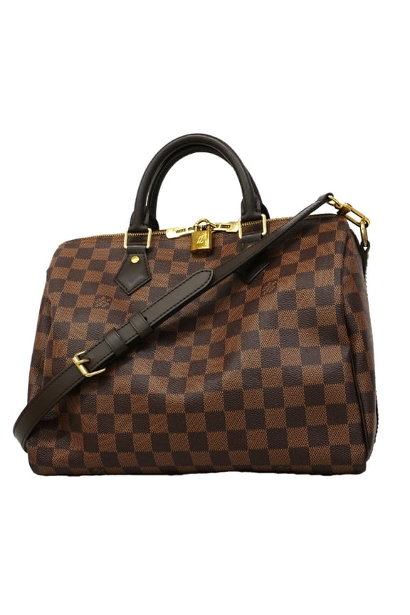 Pre-Owned Louis Vuitton Damier Speedy Bandoulire 30 Handbag N40590 Ebene 2-way bag for women
