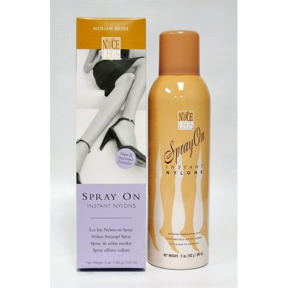 Nyce Legs Spray On Instant Nylons - Medium Beige